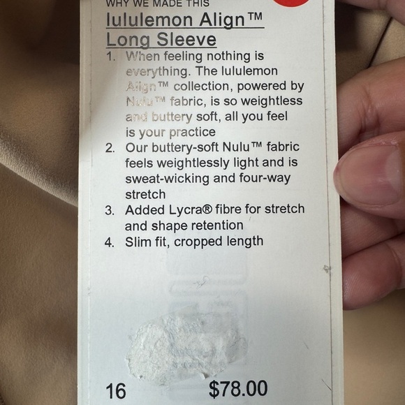 Lululemon Align Long Sleeve Shirt - Picture 8 of 10